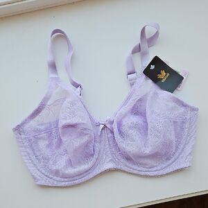 NWT Wacoal Lilac Lace Underwire Bra